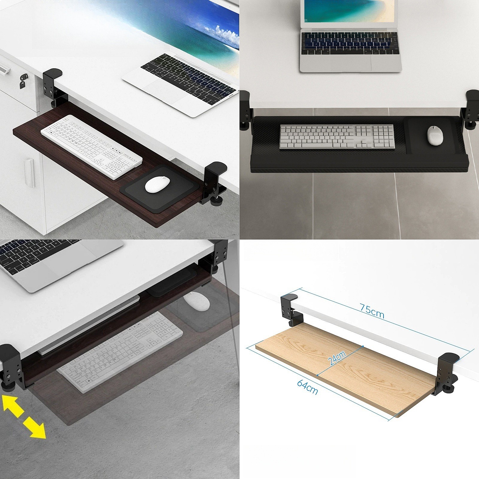 Keyboard Drawer Under - Suporte Deslizante para Teclado Sob a
