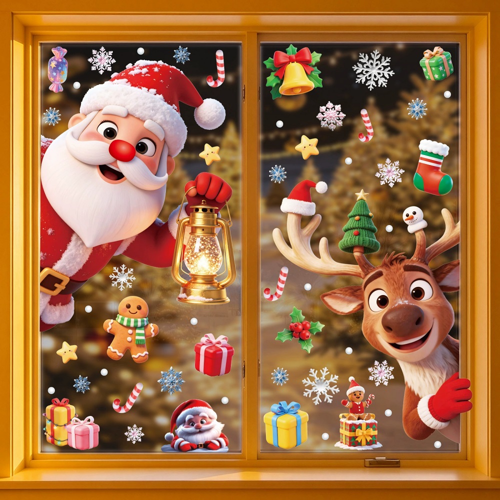 Office Furniture At Home - Adesivos de Natal para Janelas com