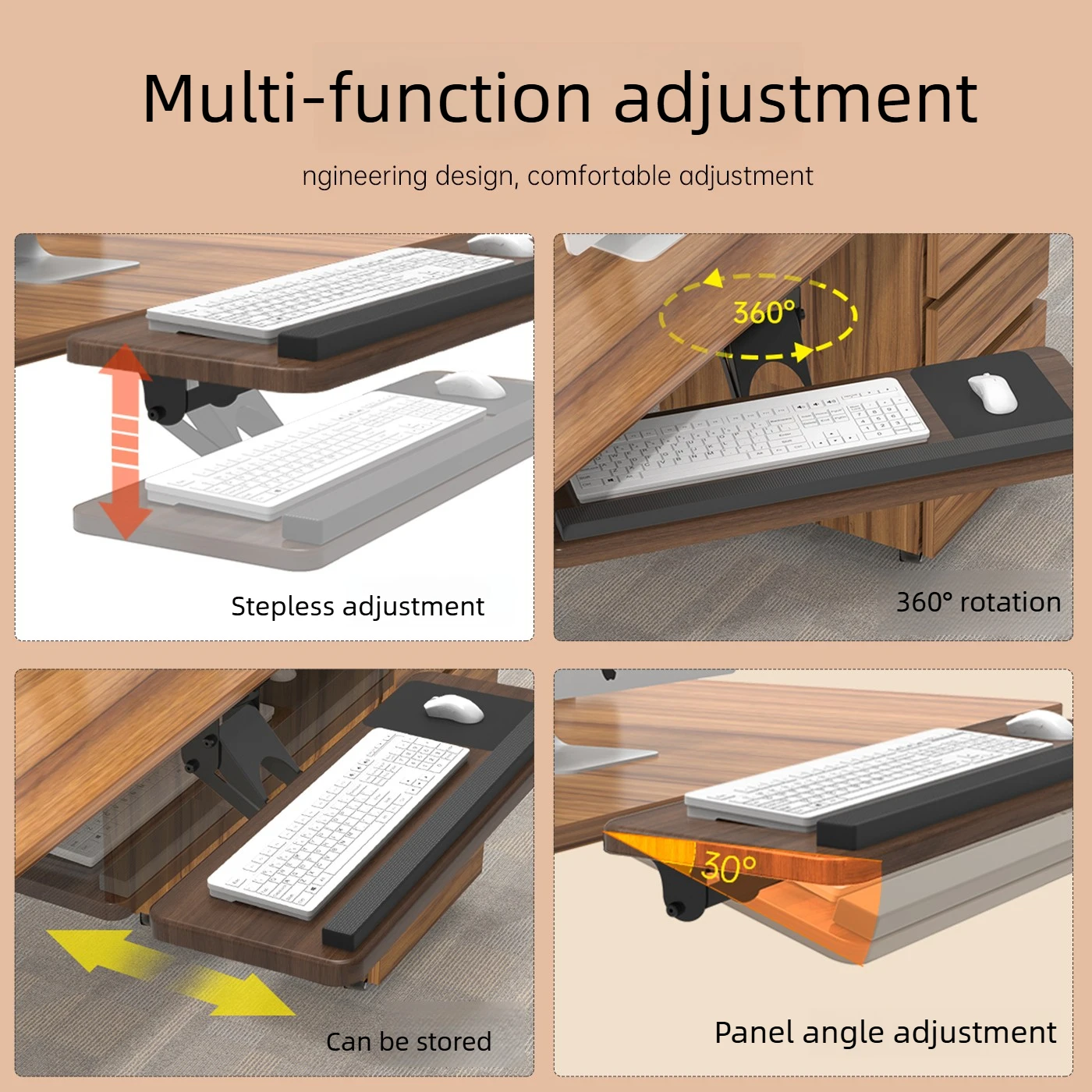 Suporte para Teclado Sob a Mes - Keyboard Drawer Under avaliação e preço