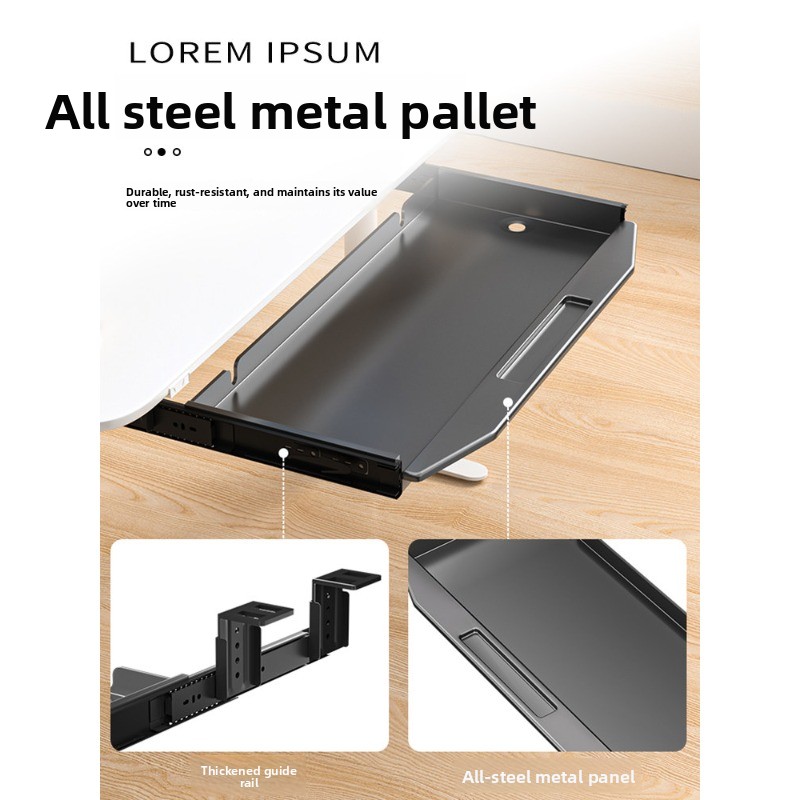 Base de mesa reforçada com sup - Keyboard Drawer Under avaliação e preço
