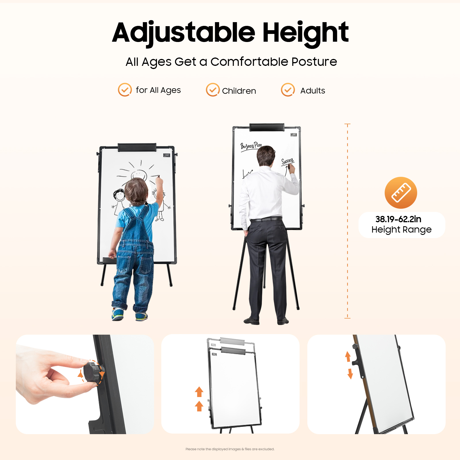 Quadro Branco Magnético de 91  - Whiteboard Easel Tripod avaliação e preço
