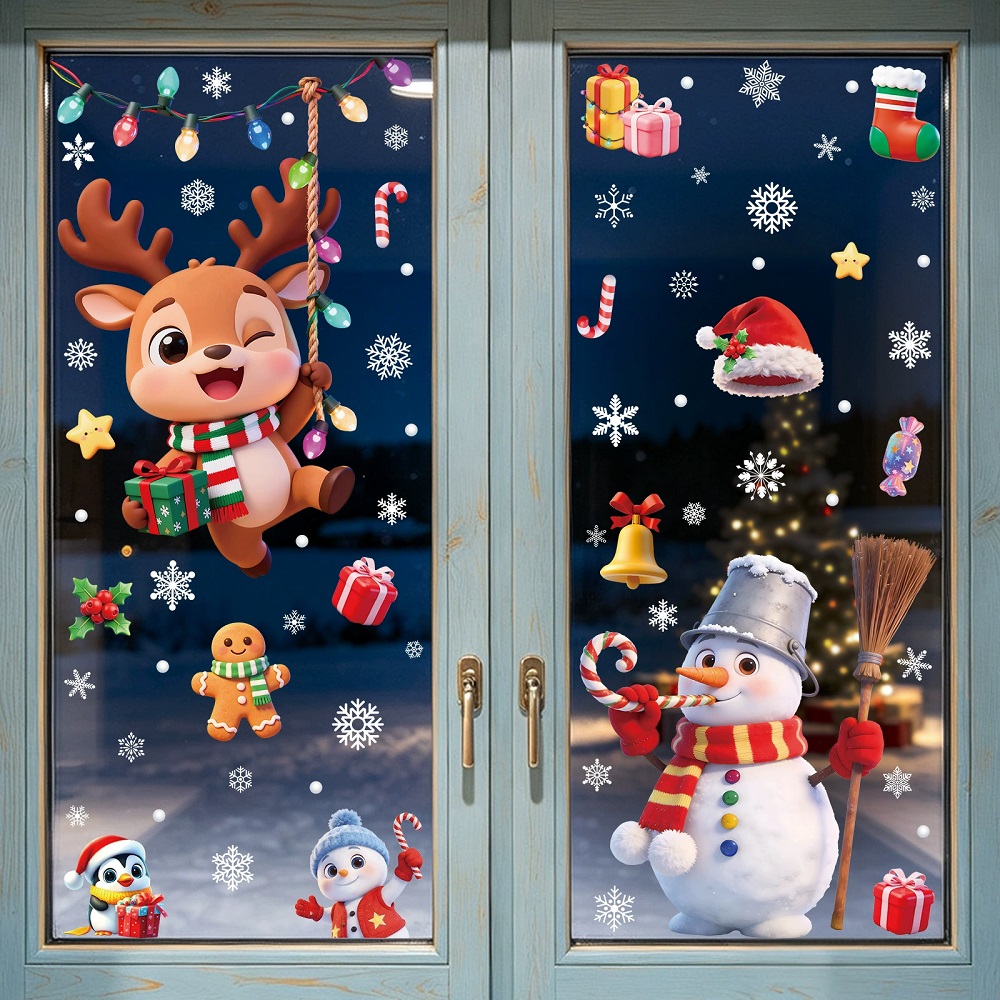 Adesivos de Natal para Janelas - Office Furniture At Home avaliação e preço