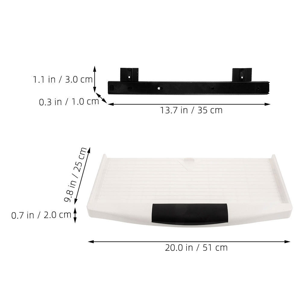 1 conjunto de bandeja para tec - Keyboard Drawer Under avaliação e preço