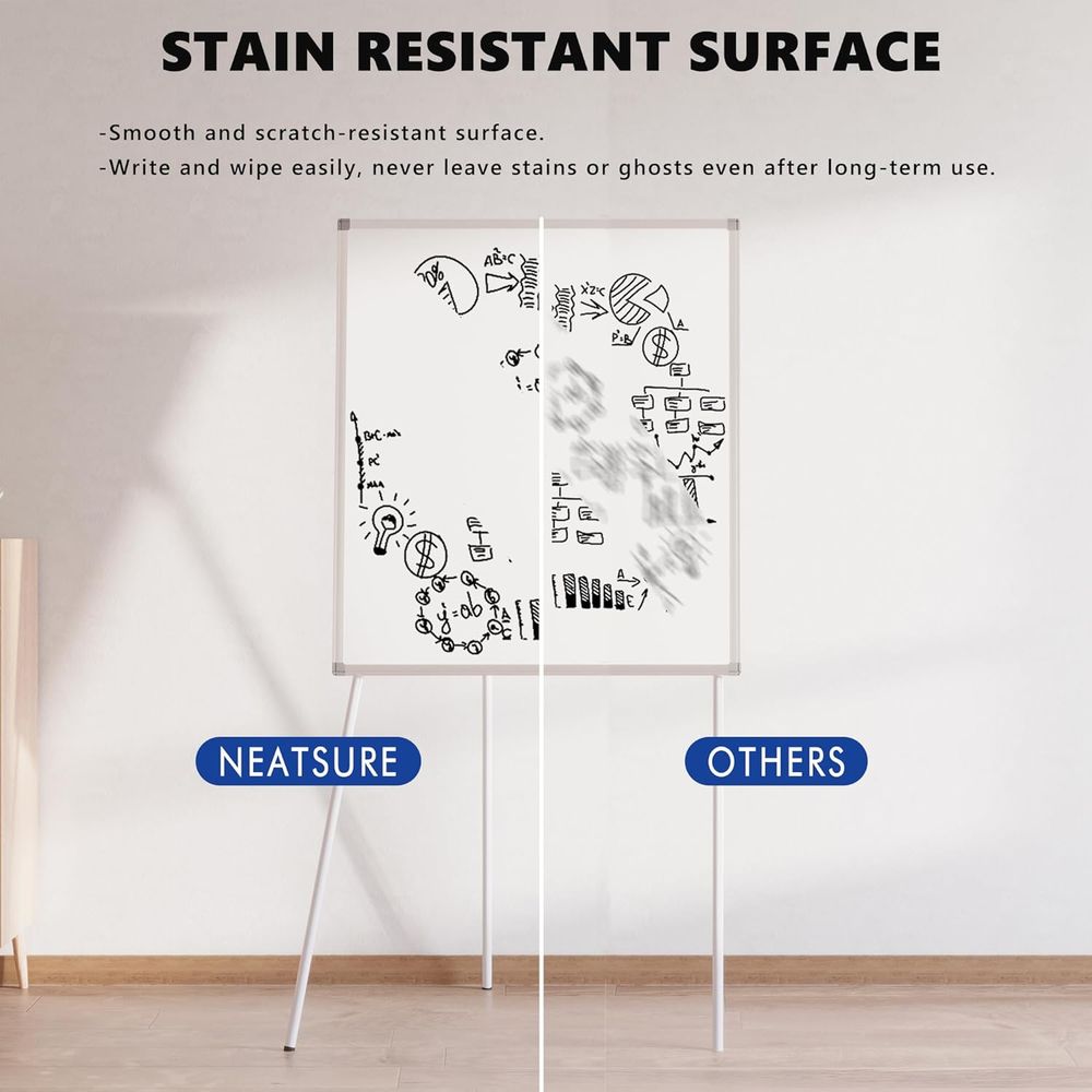 Quadro branco grande com supor - Whiteboard Easel Tripod avaliação e preço
