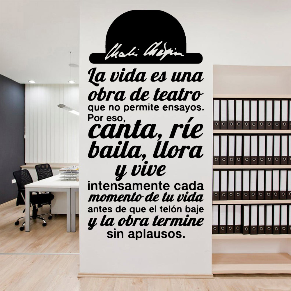 1 peça textos motivacionais es - Office Furniture At Home avaliação e preço
